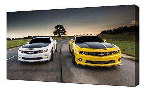 Impresión sobre lienzo para Chevrolet-Camaro-1LE-V8-1080 de 2013