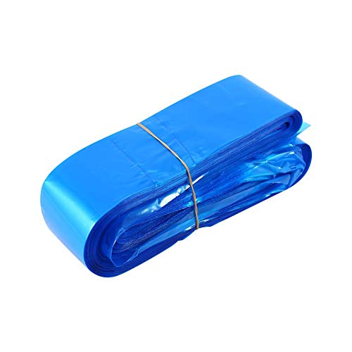 Máquina de tatuaje Clip de manga de cable/Funda, 125 piezas azul desechables de higiene de plástico cubierta de manga de seguridad Bolsa