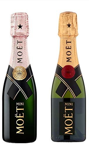 Moët & Chandon Brut & Rosé Champagne, Mini Moët Duo 2 x 20cl