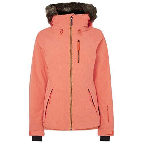 O'NEILL PW Vauxite Chaqueta Esqui Y Snowboard para Mujer, Naranja (Neon Flame), XS