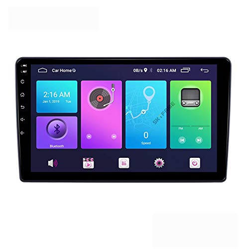 QBWZ Android 9.0 Car Stereo Unidad Principal de Doble DIN para Citroen BERLINGO 2015-2018 Navegación GPS Pantalla táctil de 9 Pulgadas Reproductor Multimedia MP5 Receptor de Video y Radio con 4G DSP