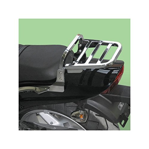 (Ref 0720) Portaequipajes para moto custom. Rejilla portaequipajes. Equipa a tu moto con un baul. Válido para moto Clipic Guepard 125.
