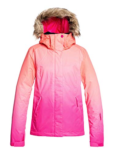 Roxy Jet Ski Se-Chaqueta para Nieve para Mujer, Beetroot Pink Prado Gradient, S