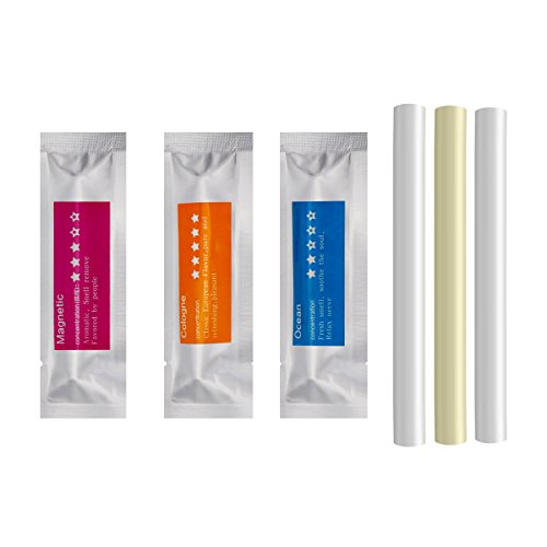 She-Lin - Recambios de ambientador sólido - barras de aroma de repuesto – barras de esponja con 3 aromas (colonia, océano, magnético)