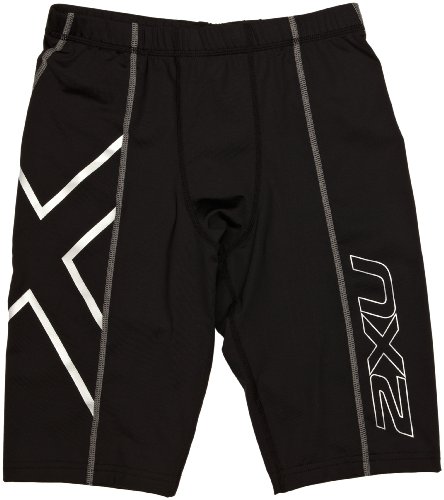 2XU PWX- Pantalones cortos de compresión para hombre, negro, XS