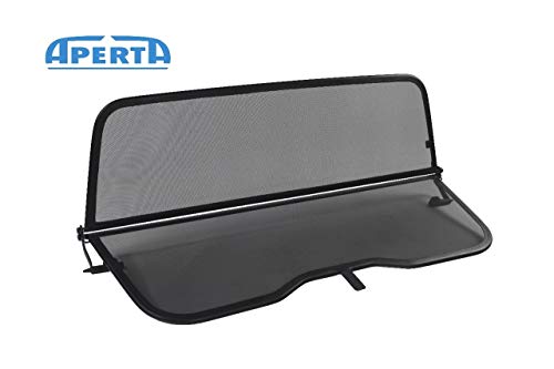 Aperta Deflector de viento compatible con Volkswagen Beetle, Käfer, New Beetle | bloqueador de viento negro a medida | Draft-Stop Volkswagen Convertible