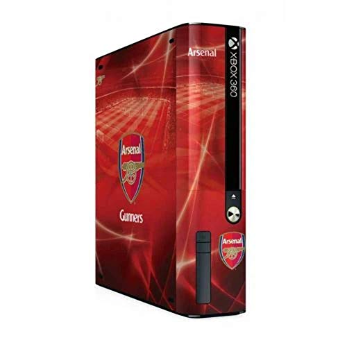 Arsenal FC - Pegatina oficial para consola xbox 360 E GO (Talla Ãšnica) (Rojo)
