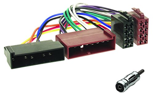 Conector adaptator ISO y Antenna autorradio para Ford, Jaguar, Lincoln, Mazda,Mercury, Nissan