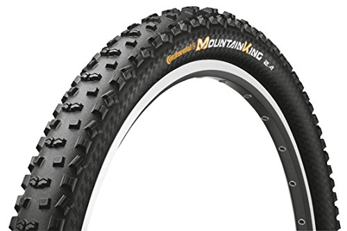 Continental Mountain King neumático de Bicicleta Unisex, Negro