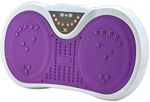 Crazy Fit Vibration Massage Plate con función de reproducción USB, púrpura