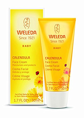 Crema Facial de Caléndula para Bebé - Weleda (50 ml) - Se envía con: muestra gratis y una tarjeta superbonita que puedes usar como marca-páginas!
