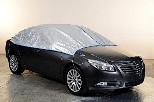 cubierta de coche mini cubierta de la mitad del coche DACIA LOGAN MCV LAUREATE en color silver exclusivo en Tyvek con bolsas de almacenamiento