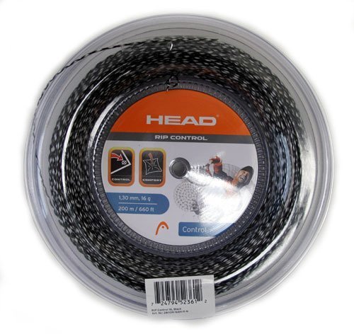 Head Rollo Rip Control Reel 03/04 Racquet String - Multi-Colour/Black, Size 16 by HEAD