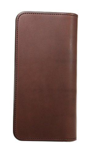 KC, s Leather Craft Craft largo Cartera hecho en Japón Nº 8, color marrón