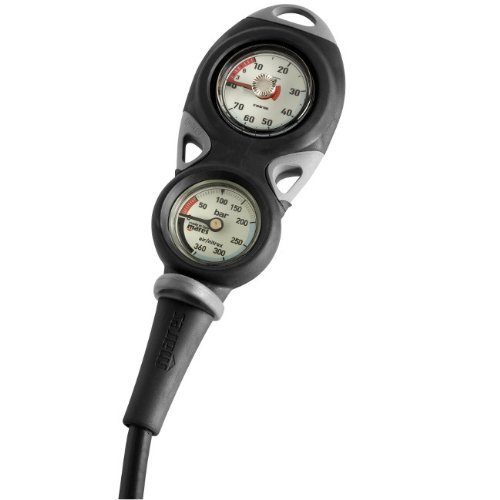 Mares Mission 2 Scuba Diving Console - Scuba Tank Pressure and Depth Gauge by Mares
