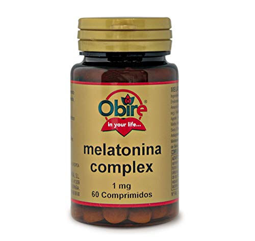 Melatonina 1 mg. complex 60 comprimidos con pasiflora, amapola californiana,melisa, tila y valeriana