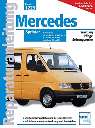 Mercedes Sprinter Dieselmotoren / Modelljahre 1995 bis 2000: 208 D, 2,3 Ltr., 58 kW / 212 D, 2,9 Ltr., 90 kW / 308 D, 2,3 Ltr., 58 kW / 312 D, 2,9 ... Mit kurzer, mittlerer und langer Karosserie