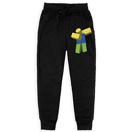 Miwaimao Dabb_ing Rob_lox - Pantalones deportivos de algodón con bolsillos para niño