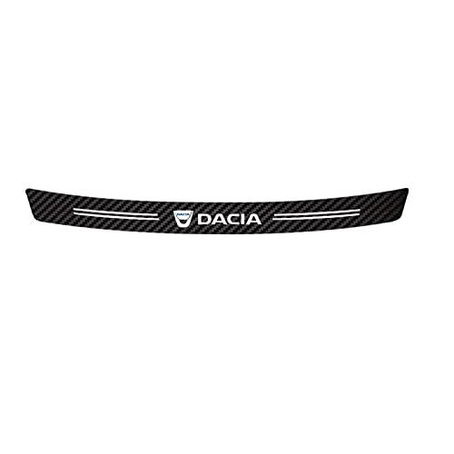 Placa de protección del tronco del coche Pegatinas del protector de fibra de carbono para Dacia Dustner Logan SANDERO LUDGY MCV Stepway Coche Accesorios de estilo ( Size : 90x7.5cm , Style : Dacia )