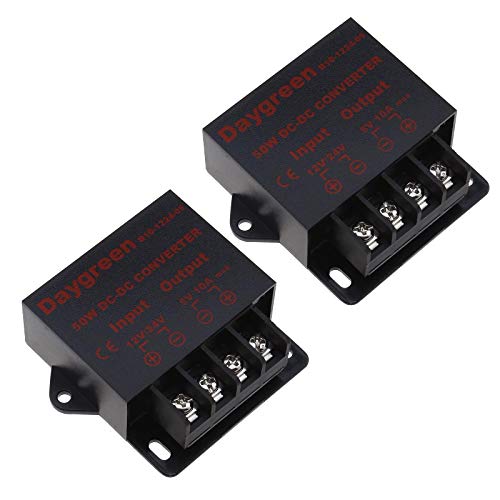 Regulador de tensión Buck Convertidores de 12 V/24 V CC a 5 V CC 10 A 50 W módulos de conversión para pantallas LED automóviles
