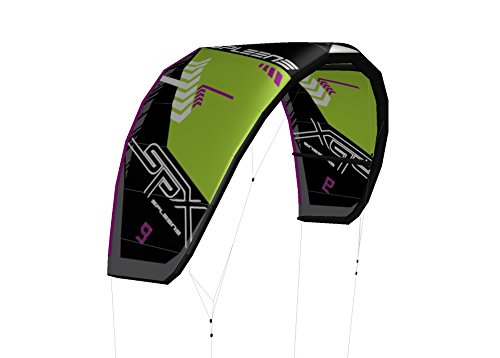 spleene kiteboarding spx3 2016 Juego de reparación KITE Incluye Bag &, negro/verde lima