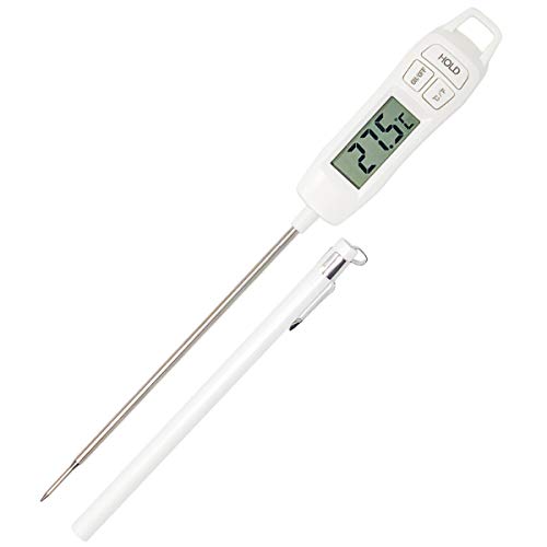 Termometro de Cocina | Termometro digital cocina para todo tipo de comidas | Termometro Cocina Líquidos y Termómetro Laser Cocina con pantalla LCD | Cocina Thermometer