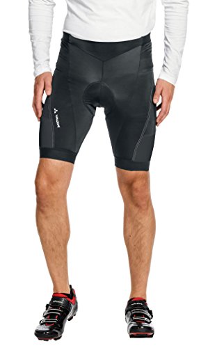 VAUDE Men's Advanced Pants II Pantalón corto de ciclismo, Hombre, Negro (Black), S