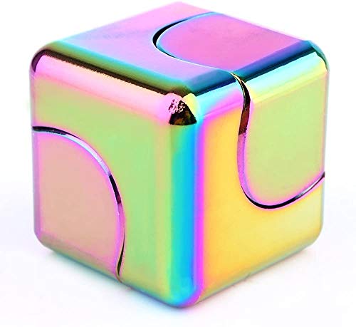 'zappeln Cube Alivia el Dolor Estrés y Ansiedad, zappeln juguete FUN Cube miedo Atención juguete para niños y adultos con TDAH Añadir OCD autismo, cielo estrellado, large
