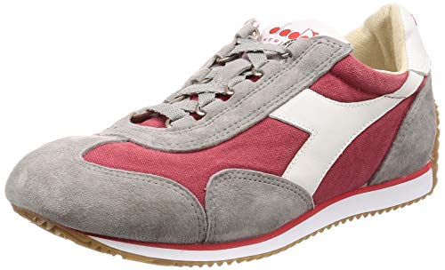 3547J Sneaker uomo Red/Grey DIADORA Heritage 1975 Equipe Stone Wash Shoe Man [40.5]