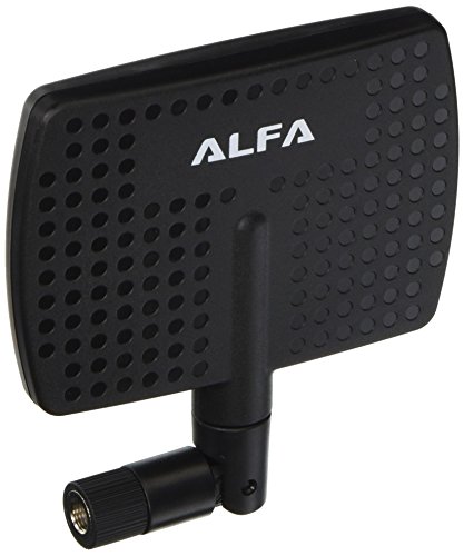 Alfa Network Antena de Panel Interior direccional de Alta Ganancia de APA-M04 2.4GHz 7 dBi con Conector RP-SMA