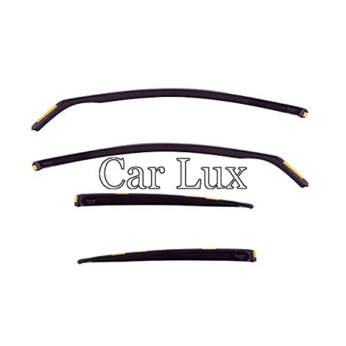 Car Lux AR05261 - Derivabrisas Deflectores de Viento Derivabrisas Delanteros y Traseros Kit de 4 Piezas para A3 8V Sportback de 5 Puertas Desde 2013-