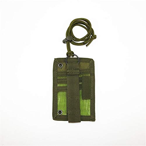Carpeta organizadora para pasaporte de caza, bolsa táctica de nailon militar para colgar tarjetas (color: 2, tamaño: normal)