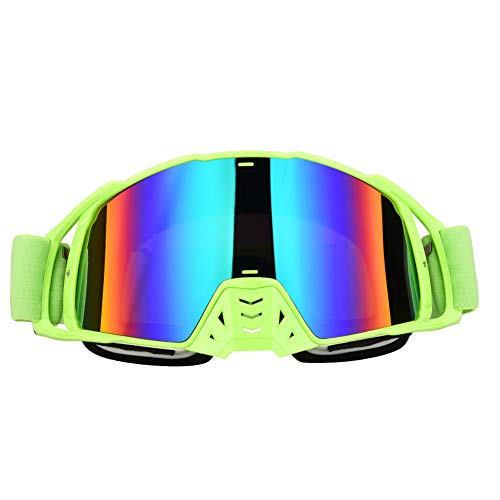 DSJSP Snow Ski Sport Goggles Mask Anti-fog a prueba de viento a prueba de polvo para snowboard esquí (verde)