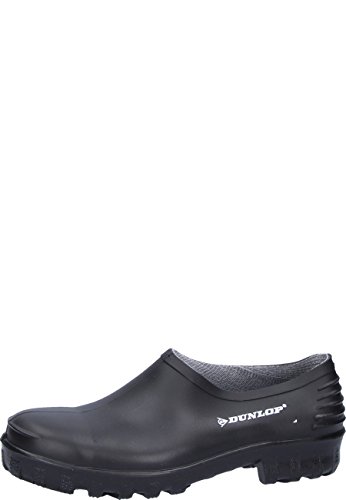 Dunlop Protective Footwear (DUO18) Dunlop MonoColour Wellie Shoe, Zuecos Unisex Adulto, Black, 38 EU