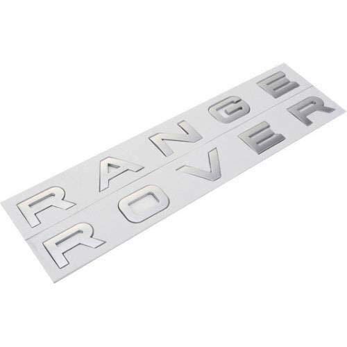 Gris Brillo para Range Rover letras campana o tronco Portón trasero emblema placa 3 Mus Stock