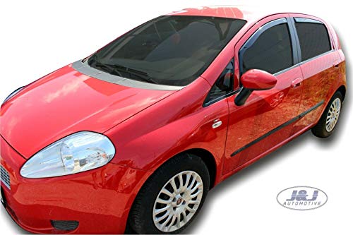 J&J AUTOMOTIVE Derivabrisas para Fiat Punto Grande 2006 -2020 4 piezas