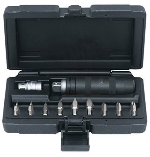KS Tools 515.1003 Pack Destornilladores de Golpe Manual (tamaño: 1/2"), 5.1 cm, Set de 11 Piezas