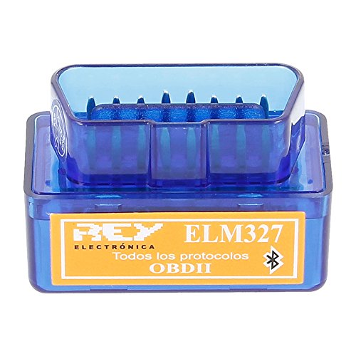 REY Mini ELM327 Interfaz V2.1 Bluetooth OBD-II OBD2, Máquina de Diagnosis para el Coche