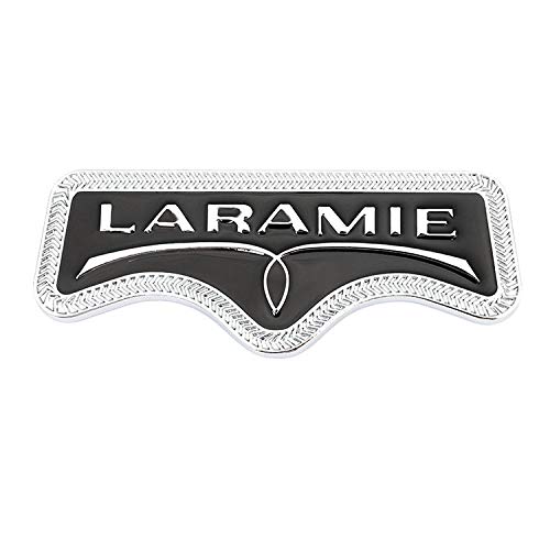 RJ Home Pegatina de automóvil de Metal 3D Laramie Logo Emblem Badge Decal Front Hood Grille para Dodge Ram 1500 2500 3500 Challenger Journey Caliber (Color Name : For Laramie Sticker)