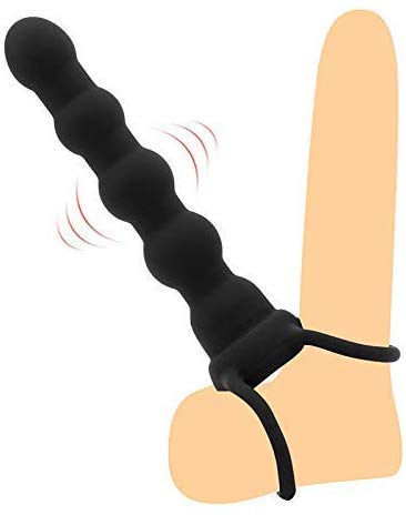 Sexual Secret Blush Placer para el receptor Massager compacto de potencia Massager personal de doble penetración para hombres Parejas (Black-3)
