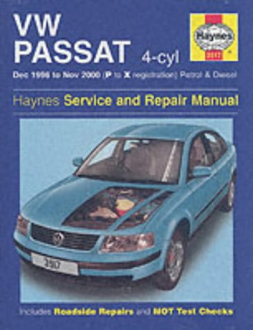 VW Passat 4-Cyl Petrol & Diesel (Dec 96 - Nov 00) P To X (Service & repair manuals)
