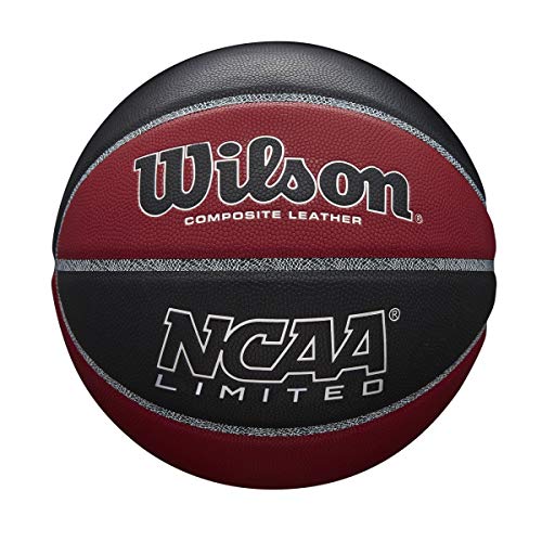 Wilson WTB06589XB07 Balón de Baloncesto, Ncaa Limited Blma, Uso Interior y Exterior, Cuero Compuesto