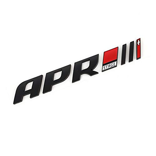 3D APR Logo Pegatinas de coche Insignia auto Emblema Calcomanía para abril Logotipo A4L Q5 S5 R6 7 Scirocco R20 GTI Styling (Color Name : APR Sticker)