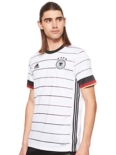 adidas DFB H JSY T-Shirt, Hombre, White/Black, M