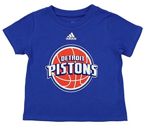 Adidas NBA - Camiseta de manga corta con logotipo del equipo de fútbol, color azul, Atlético, 18 Meses, Azul