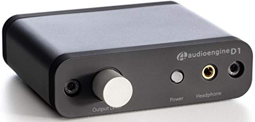 Audioengine D1 24-bit DAC | Amplificador Convertidor Digital a Analógico y Auriculares Entradas USB y Ópticas S/PDIF