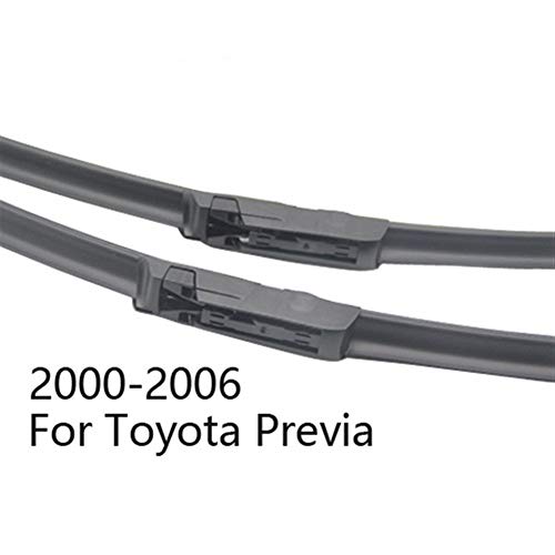 CaLimpiaparabrisas Rasquetas de Toyota Previa Fit for trabajo pesado gancho del brazo/Enganche Ams Modelo Año 2000-2013 (Color : 2000-2006)