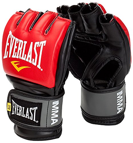 Everlast Boxartikel 7778 Pro Style Grappling Gloves Stlye Guantes, Unisex Adulto, Rojo, Negro, Small