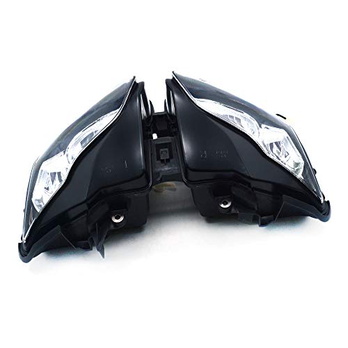 Faro delantero negro para motocicleta Honda CBR1000RR CBR 1000RR 1000 RR 2012-2014