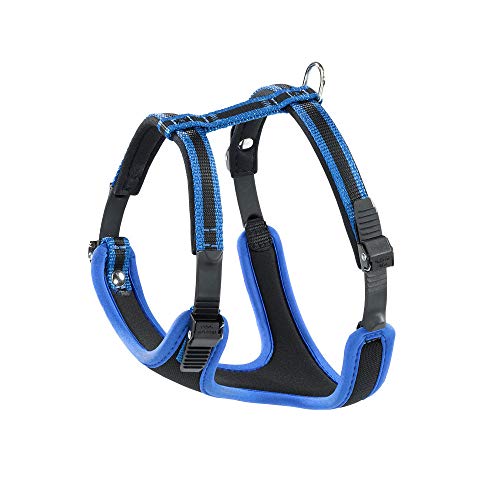 Ferplast Dorsal ergonómico para Perros Azul/Negra Ergocomfort P S